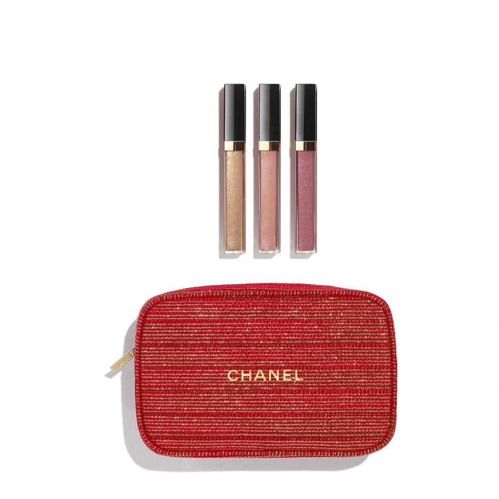 Chanel Sheer Genius Lipgloss Trio Giftset - Picture 1 of 7